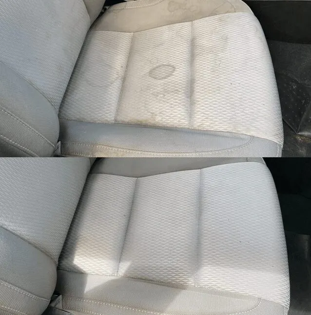Clean vehicle interior after a full interior detail
